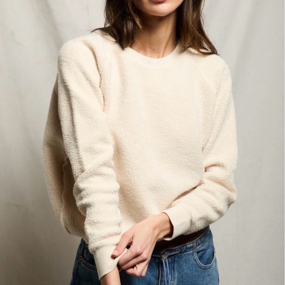 Perfectwhitetee Ziggy Sweatshirt in Sugar Sz L